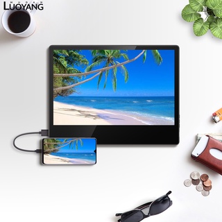luoyangmudan monitor portátil duradero de 13,3 pulgadas 1080p pantalla de pantalla de ordenador doble altavoces para ordenador
