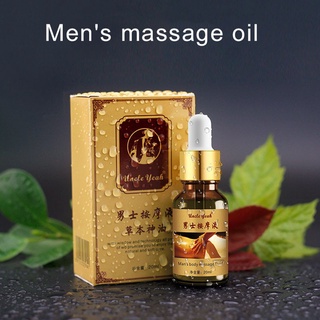 Hombres pene masaje ampliador aceite esencial antibacteriano Delay eyaculación aceite esencial