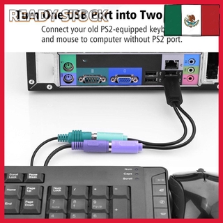 Usb To Ps2 Adapter Cable One Minute Two Support Kvm Scanner Ps2 Switch (6)