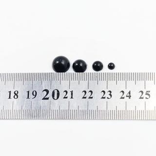 [JULY ONLY] Black Half Pearl Beads Flat Back Cabochon for DIY Scrapbooking 4mm 300pcs