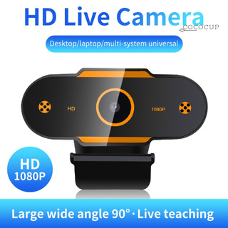 cococup High Definition USB Webcam Live Streaming Camera with Mic for Computers Laptops