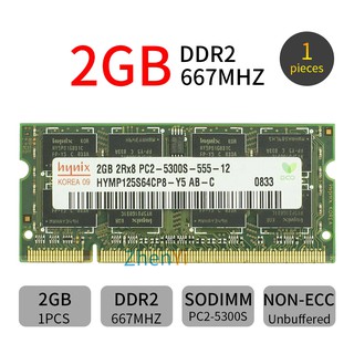 Hynix 2GB DDR2 RAM 667Mhz PC2-5300S 200pin Portátil NOTEBOOK Memoria 1.8V SODIMM AD22 (1)