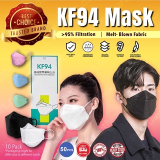 KF94 Corea cubrebocas 50PCS 4 capas reutilizable protectora sin obstrucciones respiración KN95 máscara facial adult TOYSTOYS