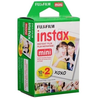 Recambio Twinpack Fujifilm Instax Mini papel blanco liso Polaroid contenido 20