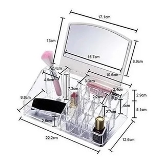 Organizador Para Maquillajes De Acrilico Con Espejo (1)