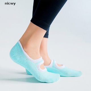 Nicwy Big Size Women Yoga Socks Non Slip Pilates Socks Ballet Cotton Sports Socks MX (1)