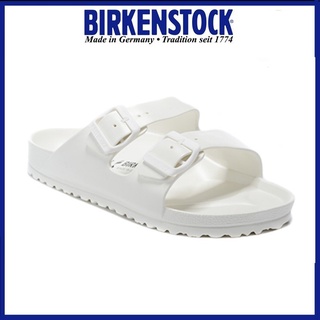 Birkenstock Hombres/Mujeres Clásico EVA Impermeable Zapatillas Playa Casual Zapatos Arizona Serie Blanco 37-43