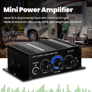 Mini amplificador amplificador altavoces de Audio para escritorios coche techo dormitorios casa
