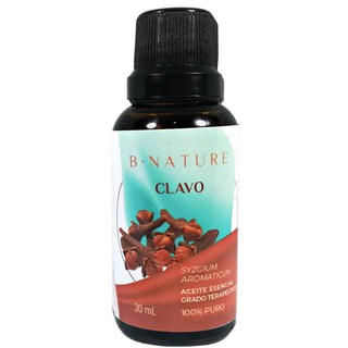 Aceite esencial de Clavo B Nature 30 ml aromaterapia grado terapeutico puro natural
