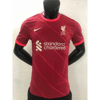 21-22 temporada Liverpool versión de jugador local de la camiseta de fútbol deportivo de alta calidad
