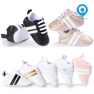 Lasvegas moda niño bebé niños niñas fondo suave antideslizante deporte Prewalker zapatos de cuna