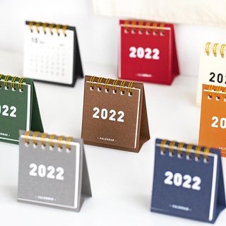 dianshi 2022 calendario mini calendario 2022 planificador diario colorido calendario suministros escolares