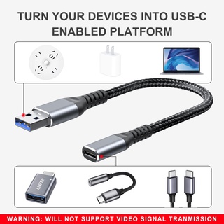 Usb 3.0 Male To Usb 3.1 Type C Female Cable Adapter Usb Type A To Type C Adapter Data Sync Converter for Samsung Macbook w