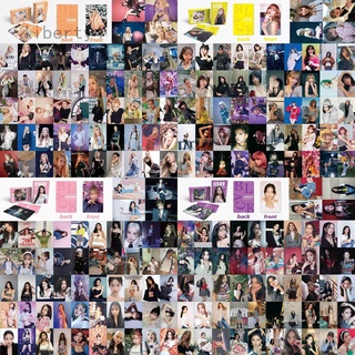 55 Unids/Set Kpop BLACKPINK Lomo Card Lisa Jennie Rose Jisoo Postal Photocards Fans Regalo