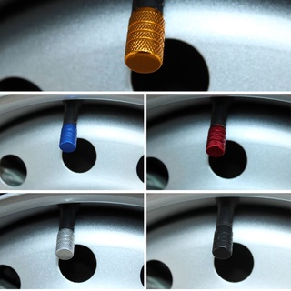topbest 4 piezas tapa de válvula de neumáticos de ciclismo de aleación de aluminio llanta de rueda cubierta de polvo nuevas piezas de bicicleta a prueba de polvo coche motocicleta accesorios de bicicleta/multicolor (7)