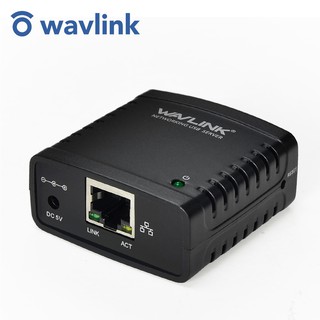 wavlink usb 2.0 puerto lpr impresora servidor mft impresión con puerto ethernet de 10/100mbps, compartiendo un adaptador de impresora de red lan hub usb