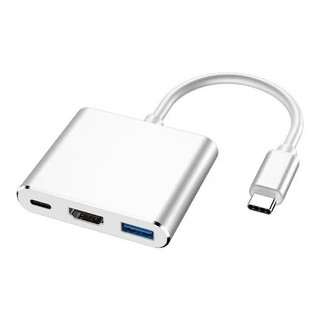 ADAPTADOR HUB USB TIPO C 3 EN 1 HDMI 4K USB 3.1 TIPO C (1)