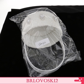 [Brlovoski2] canasta De flores Para mujer/perlas/perlas/flores/cerenonia Para boda/fiesta
