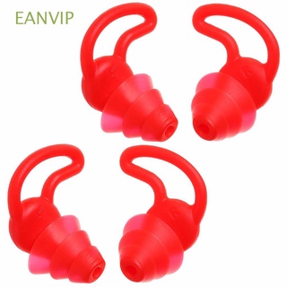 EANVIP 2pairs Silicona suave Tapones para los oídos Anti-ruido Reducción de ruido Enchufe de oído 2/3 capa Viaje Estudiar Sueño Seguridad auditiva Impermeable Aislamiento acústico Tapones para los oídos/Multicolor