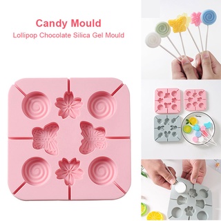 4 unids/Set de moldes de silicona para caramelos, 8 cavidades, Chocolate, flores, animales