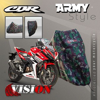 Cubierta de motocicleta Army CBR150R R15 CB150R Vixion Xabre GSX-R Byson Verza Megapro impermeable