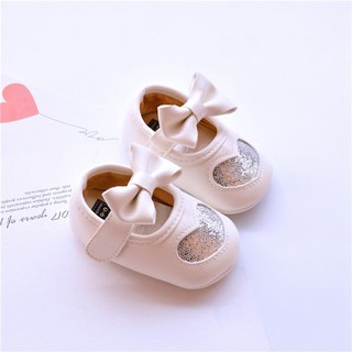 WALKER Preciosos zapatos de princesa para bebés/niñas/zapatos Mary Jane con forma de corazón/primeros pasos/zapatos soleados (1)