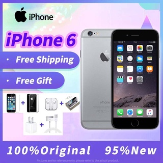 Apple iPhone 6 95%New 64G/16G/128G ROM 4.7inch IOS Dual Core 1.4GHz phone 8.0 MP Camera 3G WCDMA 4G LTE Used