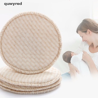 quwyred 4pcs/bolsa almohadilla de lactancia galactorrhea natural algodón orgánico lavable almohadillas de pecho mx (4)