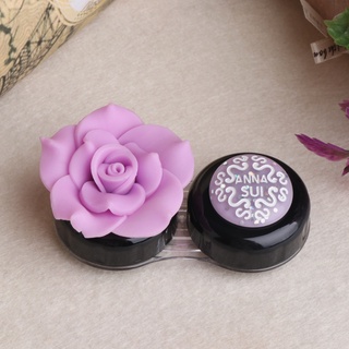bonjo New Travel Portable Cute Lovely Flower Contact Lens Container Case Holder Box (2)