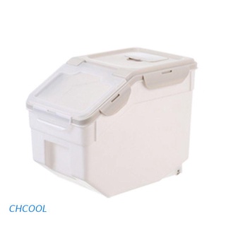 chcool pet food arroz contenedor de almacenamiento de 4-6 kg a prueba de humedad estuche hermético para harina de avena