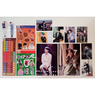 BTS Suga Min Yoongi Stickers + Photocards Set | Fanmade Kpop