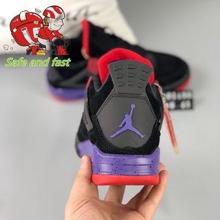[SP] Nike Air Jordan 4 Retro « Naranja Metálico » AJ4 Joe 4 Michael AJ4 Generación De Corte Medio Ocio Cultura Deportiva Baloncesto Tenis Llanura Escuela De Pareja Suave Top