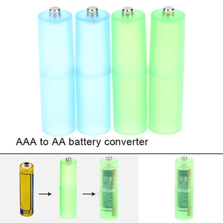 El-mx 5Pcs AAA to AA Battery Converter Adapter Batteries Holder Durable Case Switcher