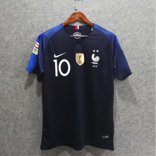 francia casa jersey 2018 francia copa mundial jersey 2018 francia camisetas de fútbol mbappe 10