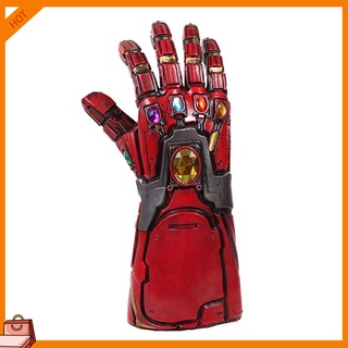 (albremen) Vengadores Iron Man Faux Infinity Stones guante guante Cosplay Prop fiesta disfraz