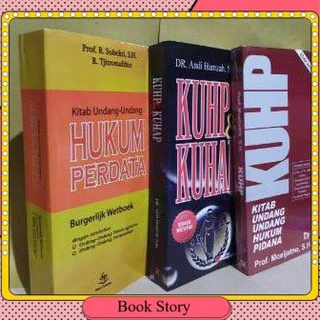 Paquete BW + KUHP ANDI HAMZAH + KUHP MULYATNO 3 libros