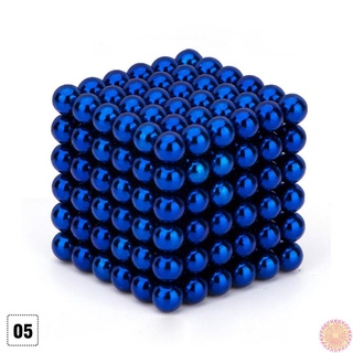 TOPPLUS 216Pcs 3mm 3D imán mágico bloques magnéticos bolas cubo esfera cuentas rompecabezas juguetes de construcción (2)