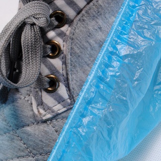 Fundas de plástico desechables para zapatos de lluvia al aire libre alfombra impermeable cubierta de zapatos