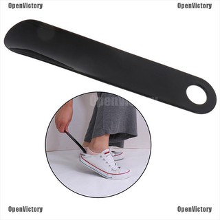 1 x zapatero portátil duradero de plástico profesional negro 18,5 cm zapato cuerno