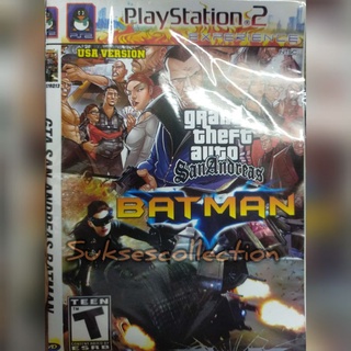 Ps2 GTA Cassette - Grand Theft Auto Sanandreas Batman/juego Playstation
