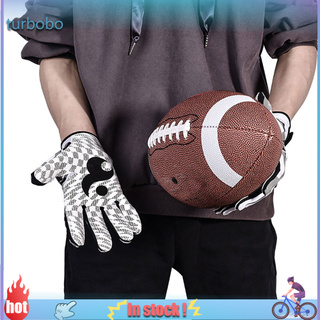 tql_boodun - guantes de fútbol americano antideslizantes, unisex, dedo completo, transpirables