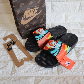 Nike benassi sandalias nike slop slide flip zapatillas slop deporte ranura importación nike adulto (1)