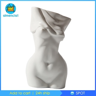 [alm1-9] Florero de cuerpo femenino seco maceta estatua boda mesa centro de mesa decoración
