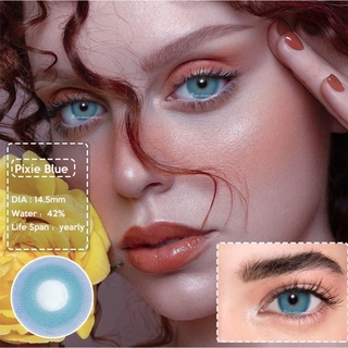 Centrarse en dar regalos Lentes de Contacto Pupilentes PIXIE Intense - Verde y Azul (5)