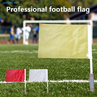 yintan.mx Fabric Soccer Referee Flag Professional Soccer Judge Linesman Flag High Density for Football Training