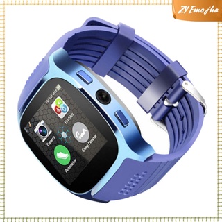 reloj inteligente, smartwatch para teléfonos android, reloj bluetooth con ranura para tarjeta sim/tf podómetro compatible con iphone ios