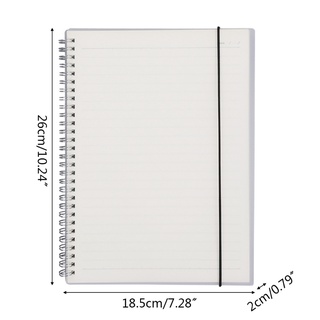 ghulons a5 diario diario libro inglés/línea horizontal/cuaderno cuaderno diario planificador semanal (2)
