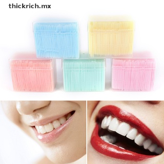 1100 Pzs Púas Dentales De Plástico Para Higiene Oral , 2 Vías , Cepillo Interdental , Selección De Dientes SP MX