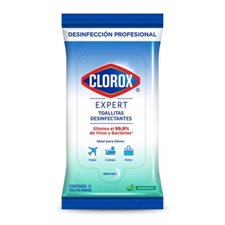 Clorox Toallitas Desinfectantes 15 pz