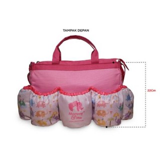 Baby Mommy Pink Bag Plus Perlak Baby Bag Set 3in1 niño necesita equipo (2)